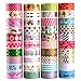 40 Rolls Decorative Washi Tape Set 15 Millimeter - 40 Colors - Ideal for Birthday Gifts …