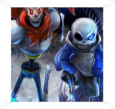 Amazon アンダーテール サンズ パピルス Undertale Papyrusキャンプ用ハイキング草旅行用の大きな防水屋外ピクニックブランケット 砂防および防水ピクニックブランケットトート Thelucky レジャーシート