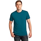 Gildan Mens Ultra Cotton 100% Cotton T-Shirt, Large, Galapagos Blue
