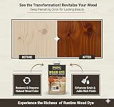 Rustins Wood Dye 1L Dark Teak Brand New Colour Penetration Quick Dry view 4