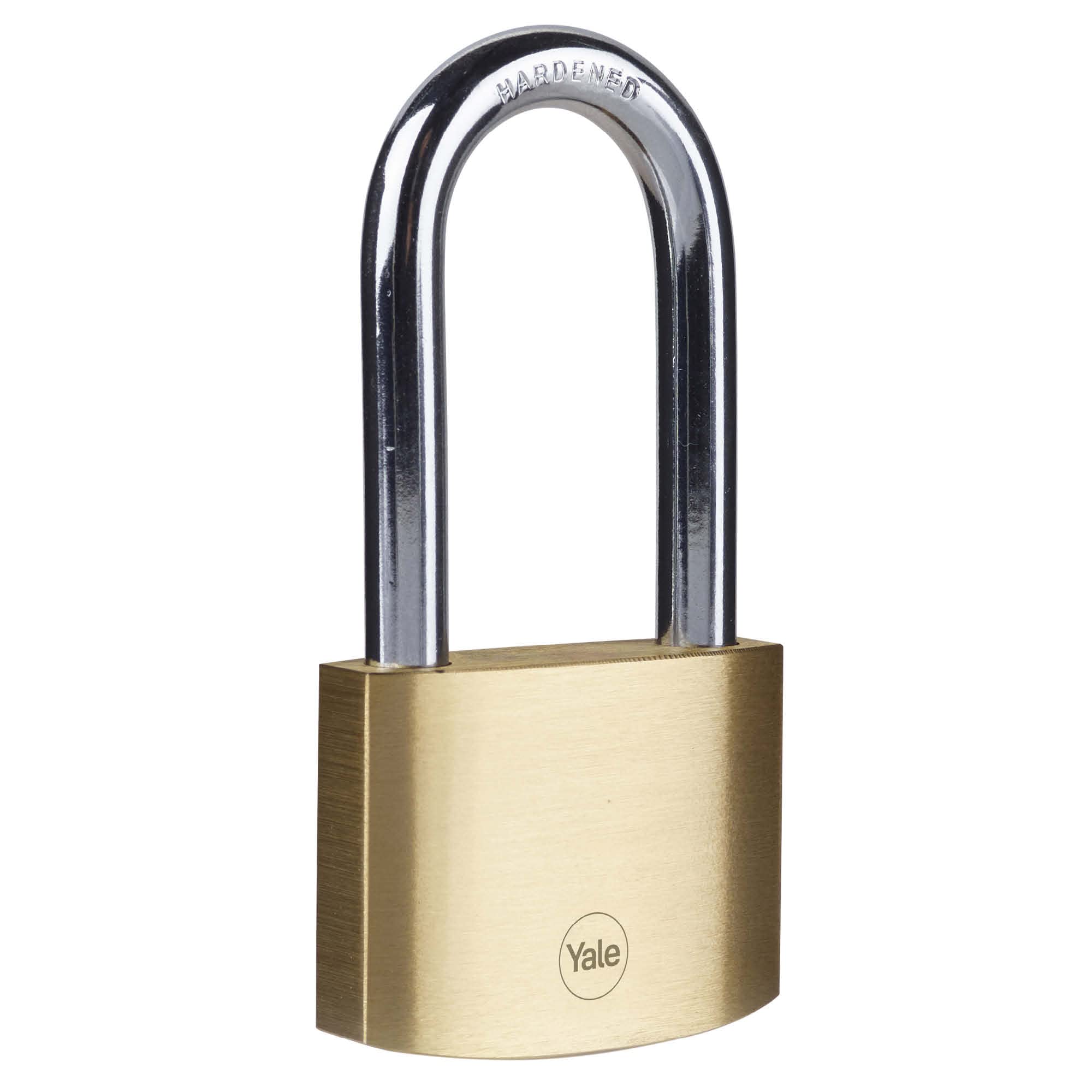 Yale Y110B/60/163/1 Serie Y110B Safety Padlock, Brass Finish, 60mm