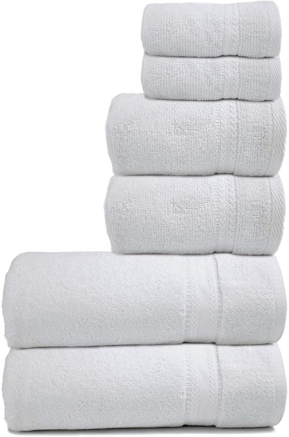Canadian Linen Towel Sets for Home Soft Cotton Highly Absorbent 2 Bath