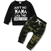 YALLET Baby Toddler Boy Clothes Fall Winter Outfit Long Sleeve Sweatshirts Pants Set 6 9 12 18 24 Months 3T 4T 5T Boy Clothes
