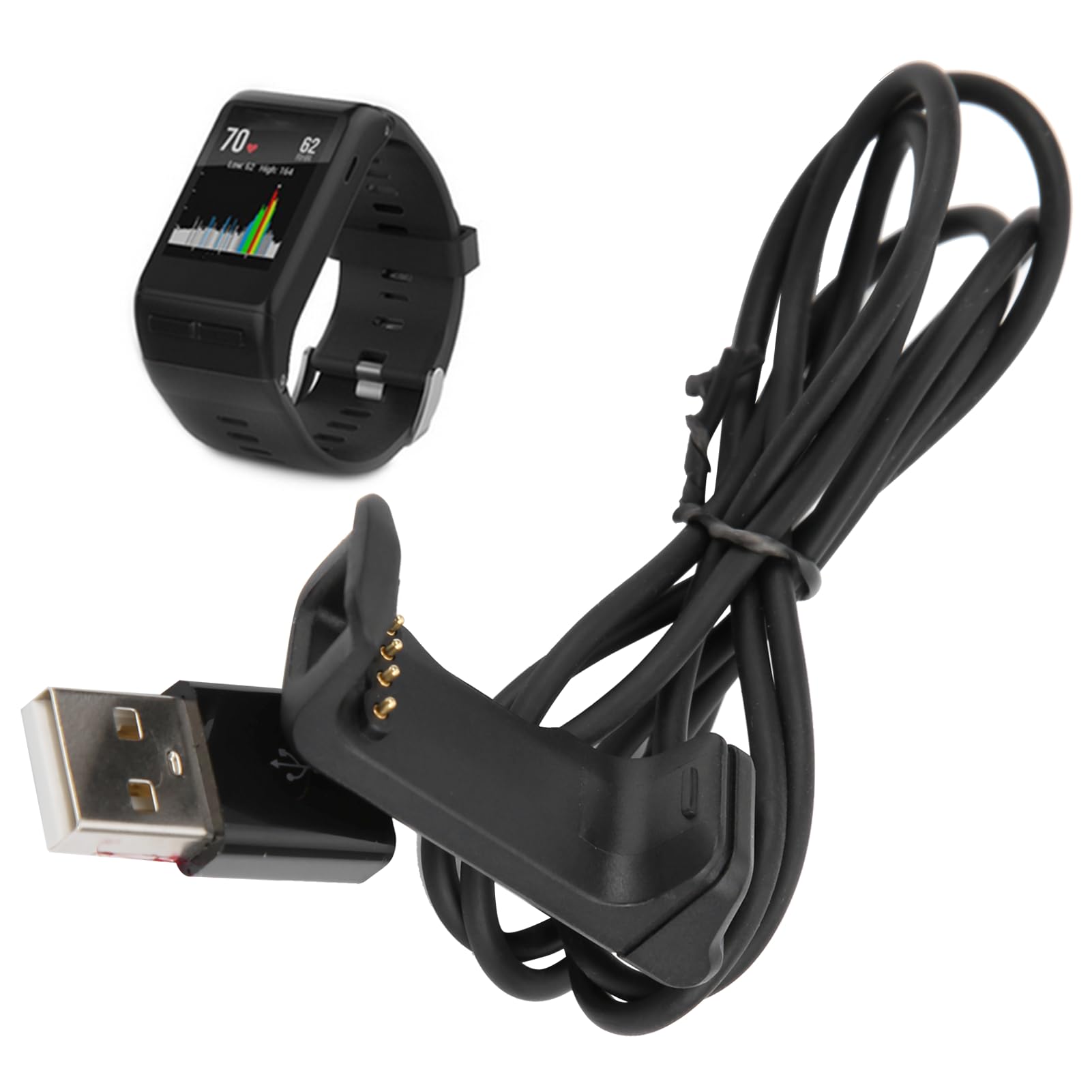 SALALIS Watch Charger Adapter for Vivoactive, Long Service Life Watch USB Charging Cable for Vivoactive HR for Vivoactive Hr Charging