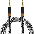 Wekuant Aux Cord, Audiophile 3.5mm Stereo Audio Cable [2m (6.5 Feet), Silvered-Plated Copper core], Unbreakable and Great for Laptop, Tablets, Headphones, Cars and More.