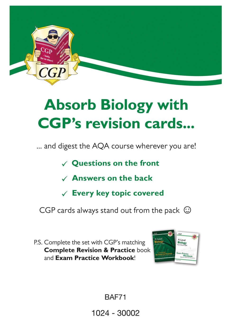 Mua A-Level Biology AQA Revision Question Cards: for the 2026 and 2027 ...