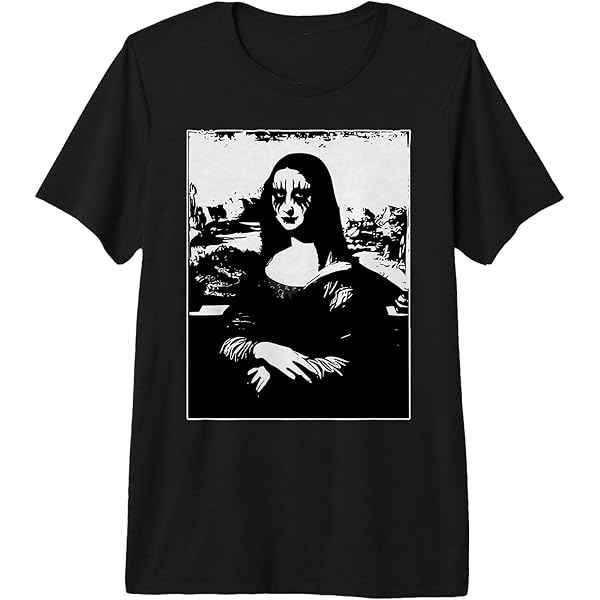 Amazon.com: Mona lisa Heavy-metal Punk Goth Gioconda Black-Metal
