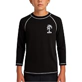 iXtreme Boys UPF 50+ Long Sleeve and Short Sleeve Rash Guard Swim Shirt | Quick-Dry Sun Protection Beachwear, Comfortable Fit for Toddlers to Big Boys at the Beach, Pool, and Surf