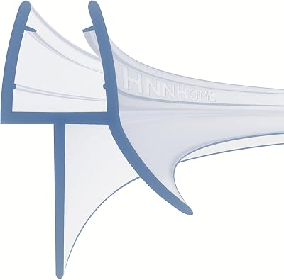 HNNHOME 870mm Pre-Curve Bath Shower Screen Seal Strip for 4-6mm Glass