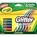 Crayola Glitter Markers, 6 Count, Metallic Markers 8 count (Glitter Markers and Metallic Markers)