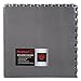 Stalwart 6 Pack Interlocking EVA Foam Floor Mats Black 24x24x0.50