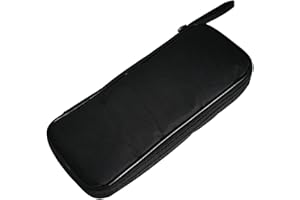 YWMJZEU Multimeter Storage Case, Hard Case, Mesh Compartment, Wear-Resistant Zipper, Tool Bag, L