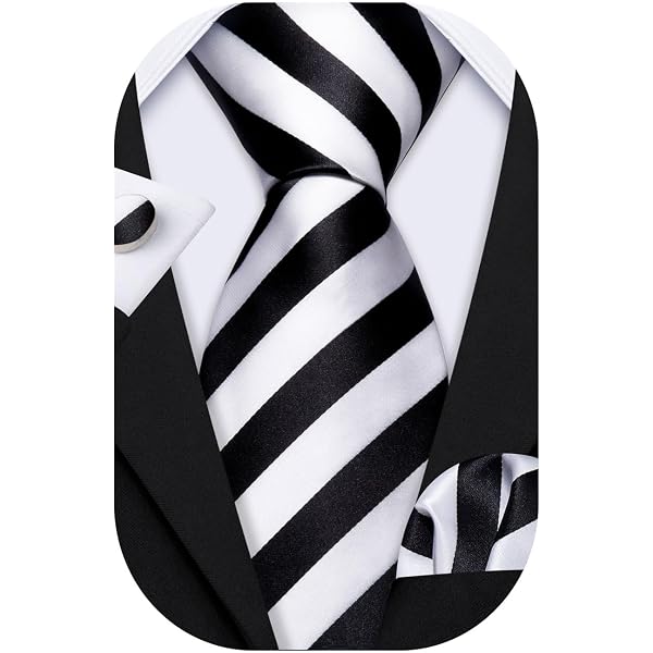 Retreez Cravate fine moderne en microfibre tissée à carreaux écossais – Noir et gris, Noir et gris., Taille unique