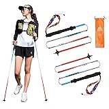 AONIJIE Trekking Poles - 2 Pcs Collapsible Aluminum