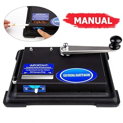 lcfun Rolling Machine,Hand Operation Roller Maker Injector Machine for King Size,100mm,Regular Tubes-for 8mm Diameter Tube