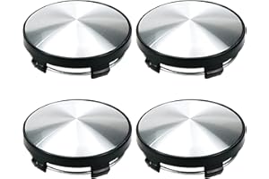 Modengzhe Wheel Center Caps,60mm Wheel Rim Hub Center Covers Center Caps Replacement 58mm Lug to Lug,Silver,Pack of 4