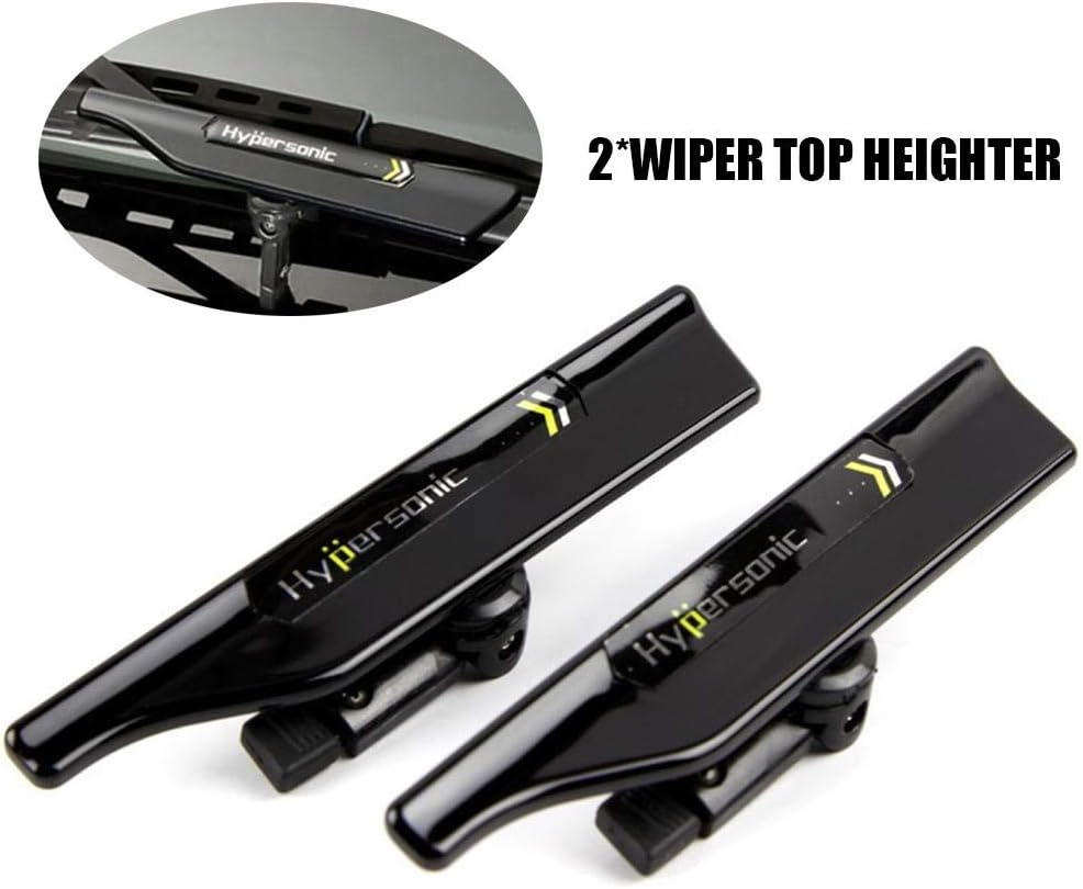 Sponsi 2PCS Black HP-6440 Wiper Stands, NEW Car Wiper Pressure Top Protector