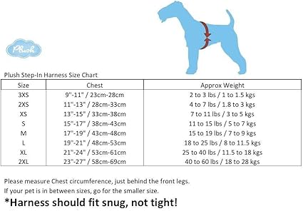 plush dog harness amazon