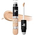 IT Cosmetics Bye Bye Dark Spots Concealer + Brightening Serum – 2% Niacinamide, Hyaluronic Acid & Caffeine - Medium Coverage, Natural Finish, All Skin Types - 0.22 fl oz