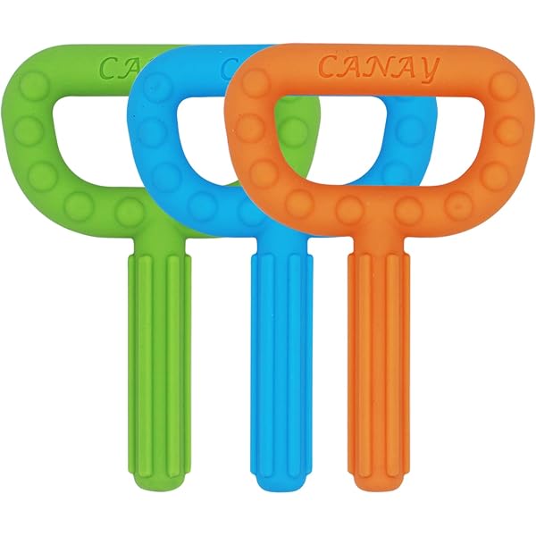 Pack De 4 Collares Masticables De Silicona - Juguete Sensorial Para Niños Con Autismo, TDAH, Dentición - Grado Alimenticio, Seguro