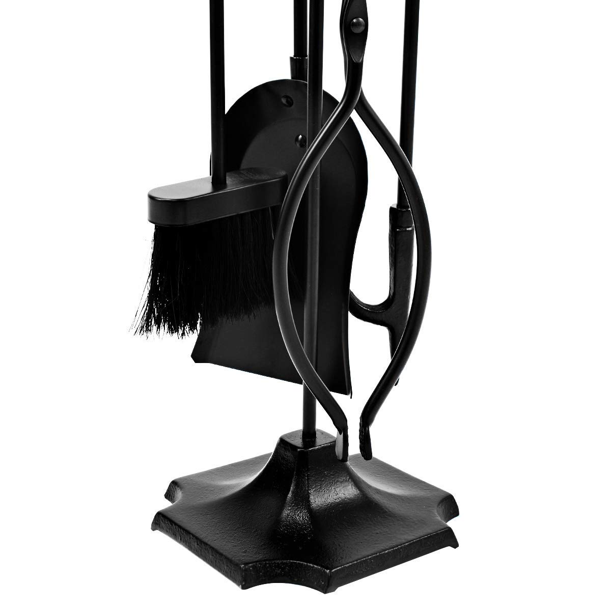 COSTWAY Juego de Herramientas para Chimenea Hierro Accesorio para