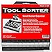 TOOL SORTER SMALL SOCKET ORGANIZER - black