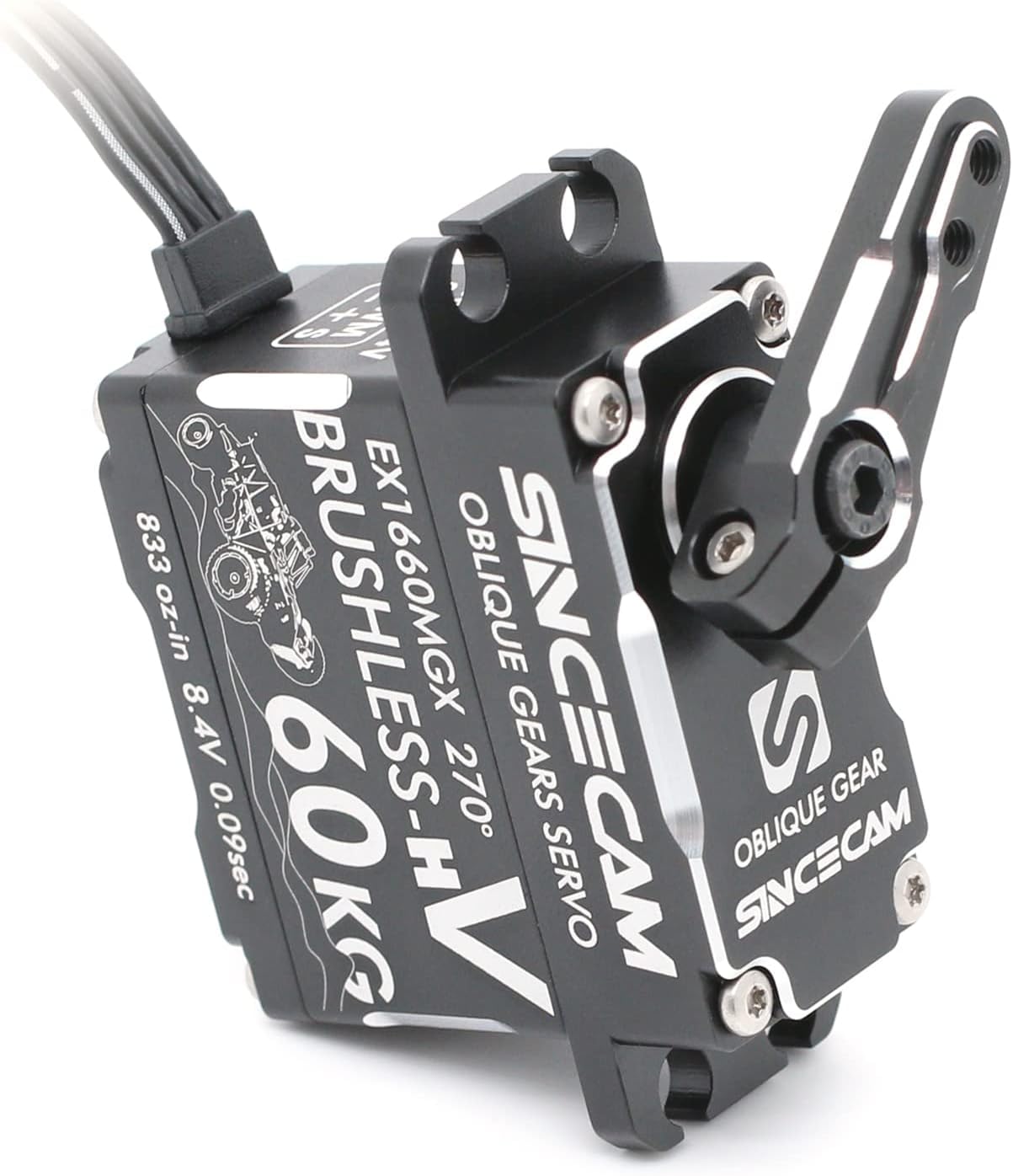 Sincecam 60kg High Torque Servo Waterproof Digital