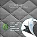 Henkelion Dog Seat Cover for Back Seat, Dog Car Seat Covers for Dogs Pets, Car Hammock for Dogs, Bench Rear Seat Cover for Dogs, Waterproof Protective Dog Seat Covers for Cars SUV Trucks - Grey