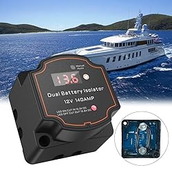 Smart Dual Battery Isolator 12V 140A Auto or Manual