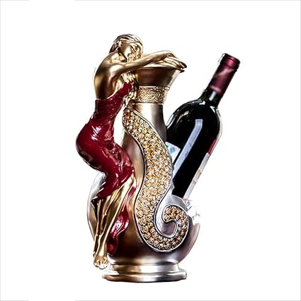 Zym Wine Making Decorative Wine Bottle Holder Table Top