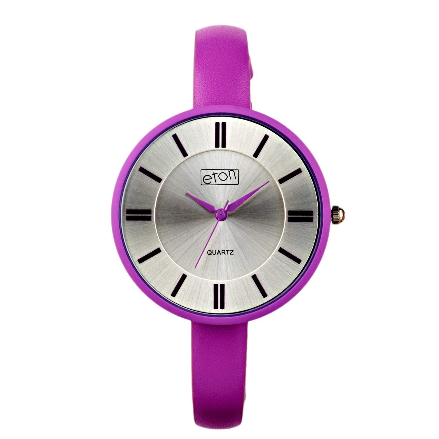 Eton Womens Analogue Classic Quartz Watch with Leather Strap 3168J-PL