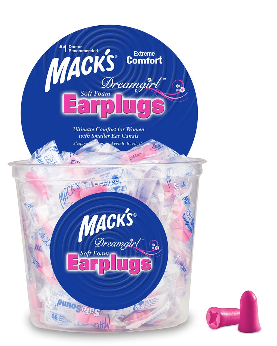 Mack's Dream Girl Ear Plugs (100 Pair) - Pink — image 1