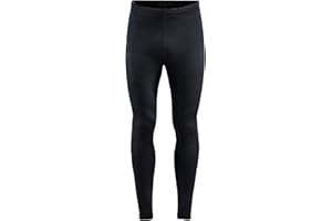 Craft Sportswear Men's ADV Essence Zip Tights, Athletic Leggings with Ankle Zippers for Running, Training, & Workouts