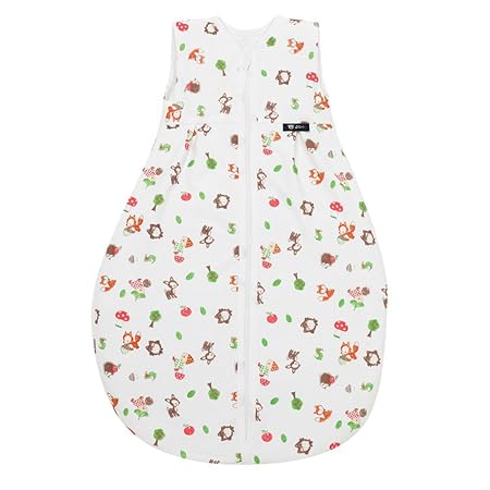 Alvi Kugelschlafsack Mäxchen Light 70 cm Baumwoll-Jersey Waldfreunde 264-1
