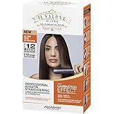 Il Salone Milano At Home Keratin Hair Treatment with Lamination Effect - Hair Smoothing Straightening Kit - Anti-Frizz Treatment for All Hair Types - Heat Protection - Long-Lasting