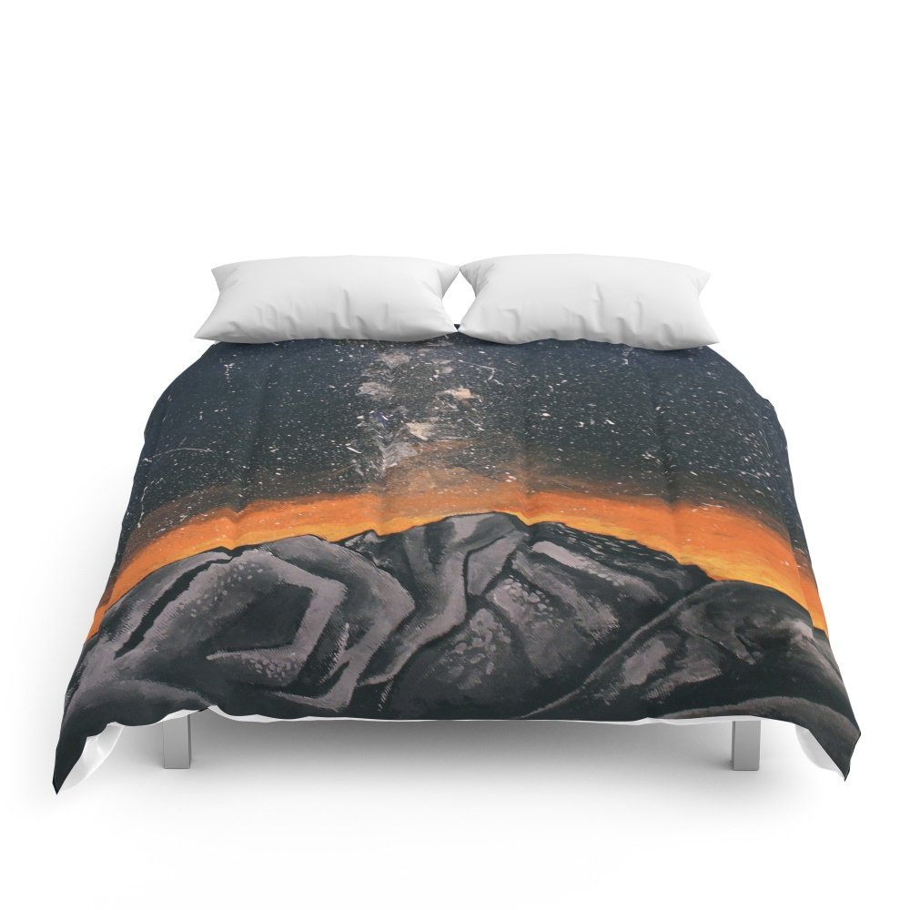 Hot Sale Society6 Volcano Comforters Queen 88 X 88