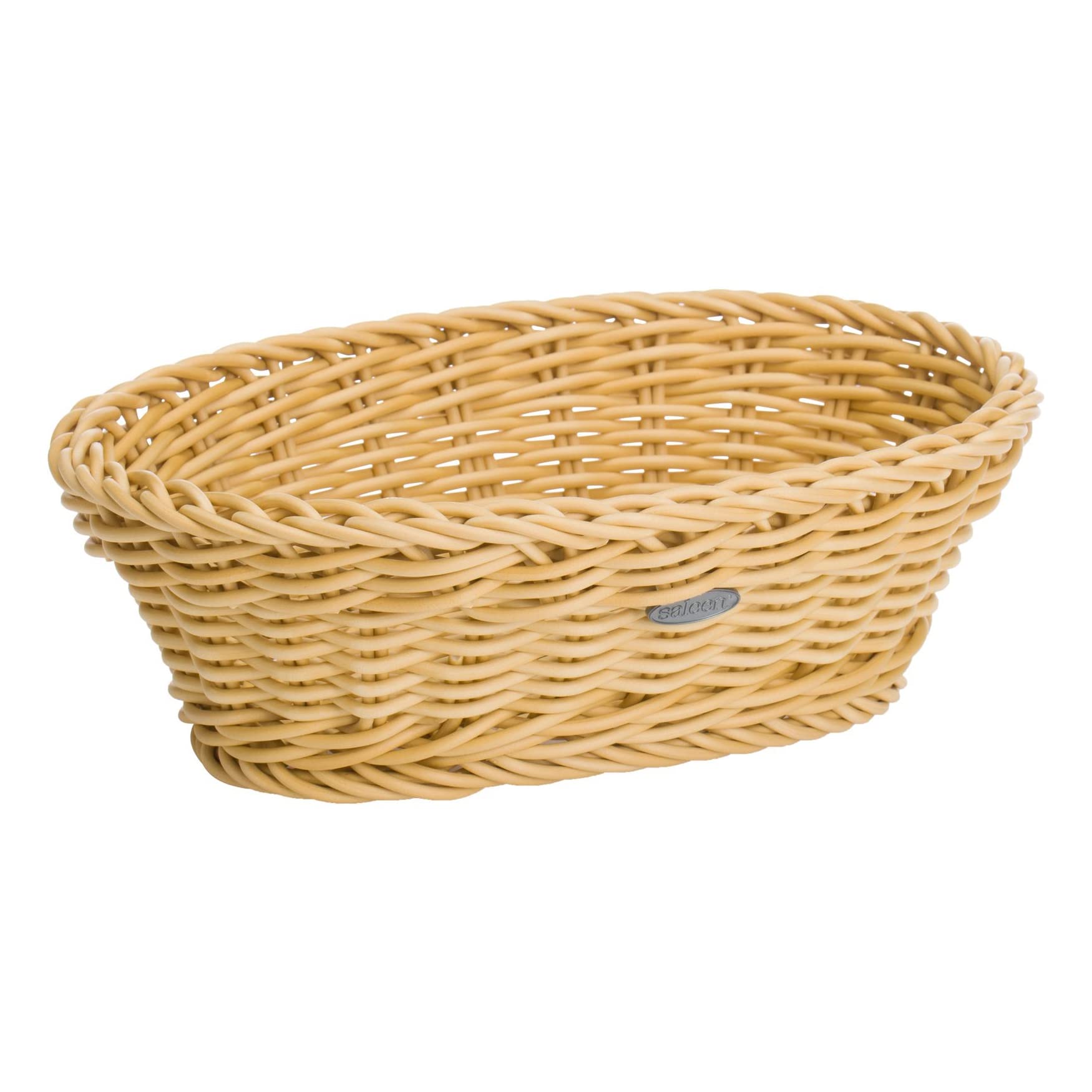 Saleen Westmark multi-purpose basket, Suitable for hotel and catering, Oval, approx. 25 x 17 x 8.5 cm, Synthetic fibre, Edition, Light beige, 02010230101 — image 1