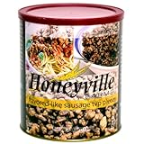 Sausage Flavored Textured Vegetable Protein TVP - 2.5 Pound Can