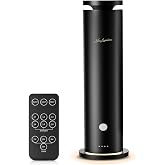 Waterless Essential Oil Diffuser Pro, Cold Air Diffusers for Home Large Room Hotel SPA, 4.06Oz Scent Diffuser Aromatherapy Air Machine with 1500 Sq Ft Cover, Remote - Black - Fragrance Not Included