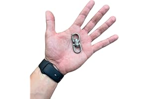 ASTRO EGG HOMESTEAD Stainless Steel Swivel Double Eye Swivel Marine Saltwater Grade Industrial (4mm, 10)