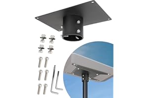 Starlink Flat High Performance Pipe Adapter, Beciety Starlink Mounting Kit for Performance Starlink Internet Kit Satellite, Starlink Mount, Starlink Pole Mount, Starlink Roof Mount