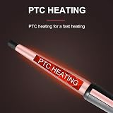 JAETON Hair Curling Wand 13-25MM Ceramic Conical Rose Gold Dual Voltage view 4