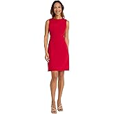 Maggy London Womens Sleeveless Knee Length Sheath Dress - Wedding Guest Or Work Dress for Women