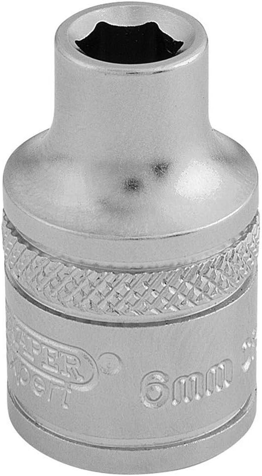 Draper 16531 6mm 3/8 Inch Square Drive 6 Point Socket Blue