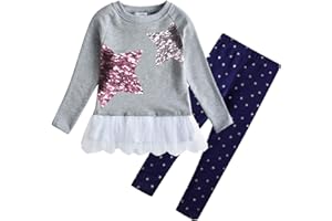 VIKITA girls clothes toddler outfits - little kids shirts & leggings winter fashion clothing sets, cute birthday gifts