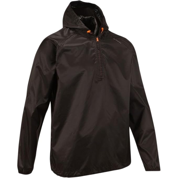 Buy Quechua Rain Cut Jacket, Extra Small (Black) Online at Low Prices