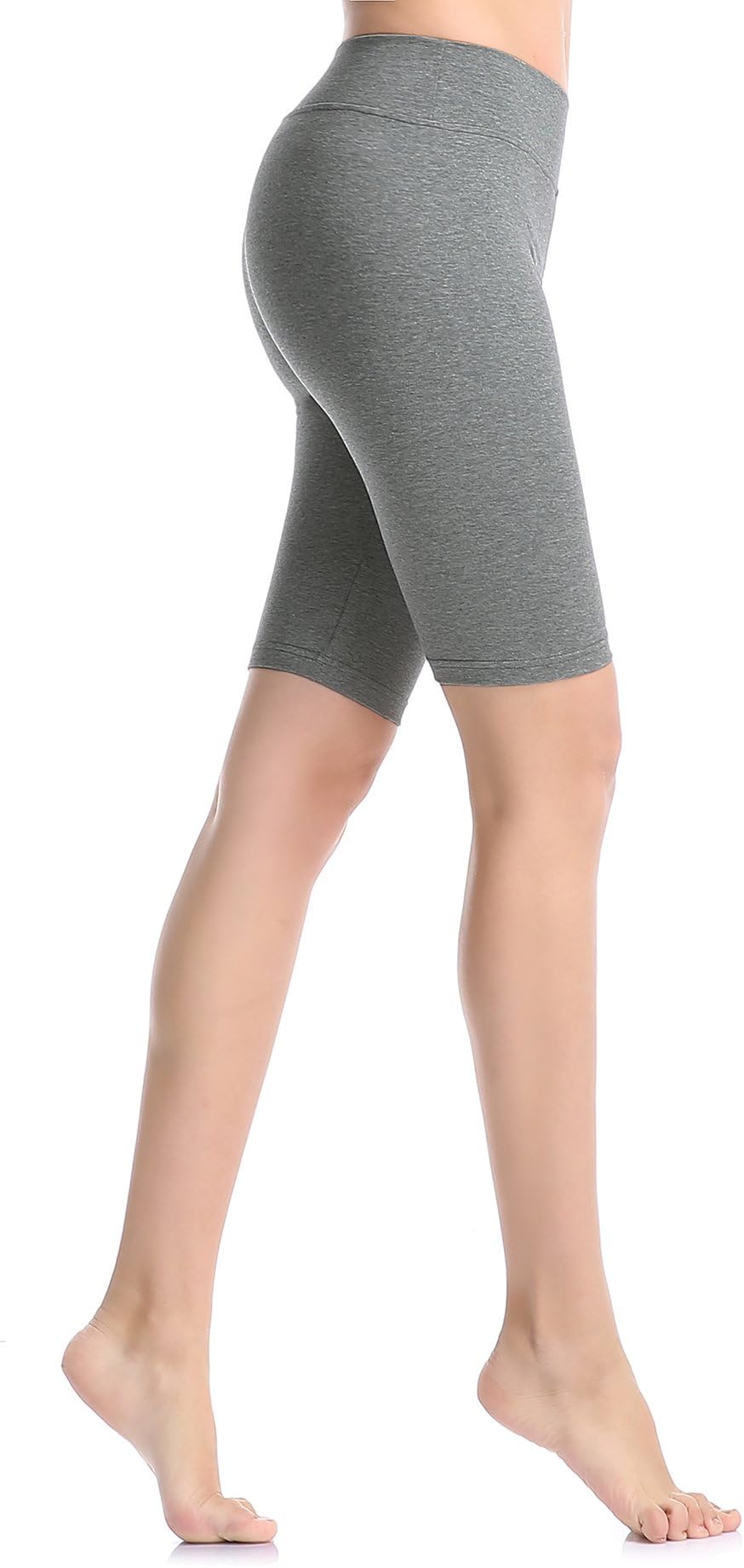 ABUSA Women's Cotton Activewear Workout Bike Yoga Shorts