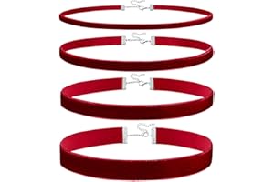 nylry Black Choker Necklace for Women Black Velvet Choker Set Black Choker Necklaces Classic Chokers for Women Adjustable Gothic Choker Accessories