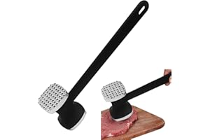 Meat Tenderizer Hammer - Dual-side Meat Mallet For Tenderizing Steak Beef & Fish