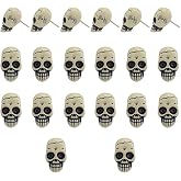 bjsdkff Skull Push Pins, Decorative Creative Thumbtack, Office Tacks for Bulletin Board, Cork Boards, Map, Photo, Wall Fixed, Picture, Paper, Memo, Note,Halloween Office Supplies Accessories 20 Pieces